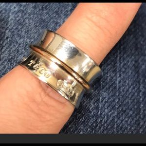 ISO Tiffany 1837 Wide Belt Ring Sterling & Rubedo